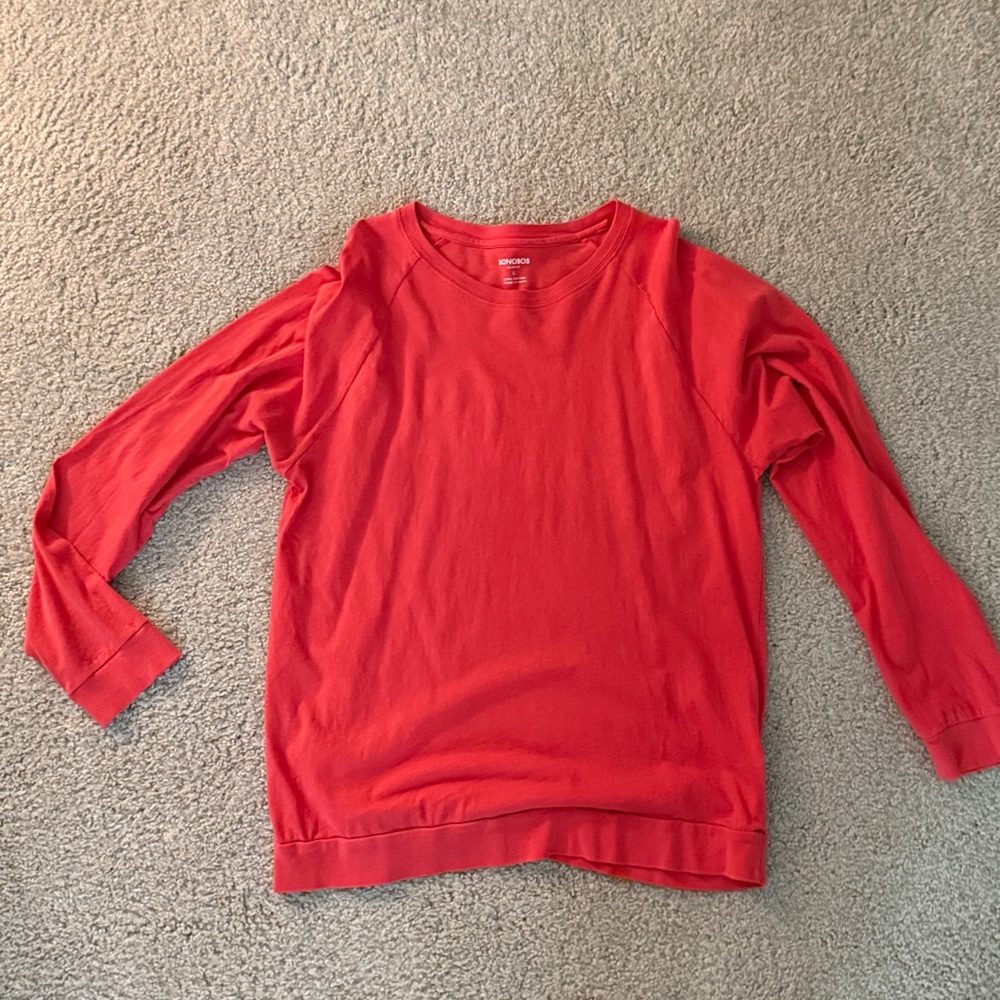 Bonobos Red Slim Fit Super Soft Tee